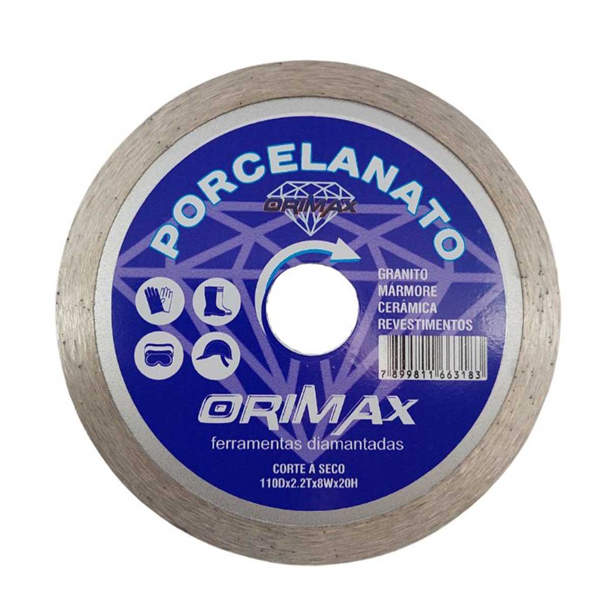 c96182512c0d8d6d78b1201de35ab9f4.jpg Disco de Corte para Porcelanato Orimax - Imagem 1