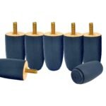 Kit Pé de Cama Box Pezinho de Madeira Maciça 6cm 7 unidades