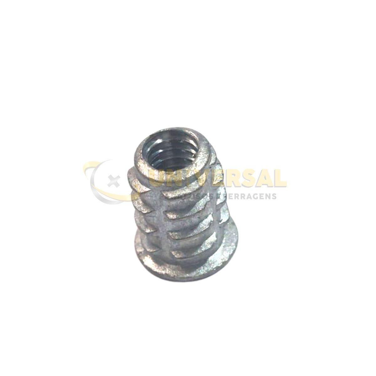 c0f5498130a396690c5af66cbcb592b3.jpg Bucha Americana 1/4x14 para Madeira 50 peças - Imagem 2