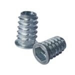 Bucha Americana Para Madeira M6x13 Zamac 100 Peças - Imagem 2