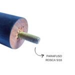 Kit Pé de Cama Box Pezinho de Madeira Maciça 6cm 6 unidades - Imagem 4