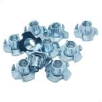 Porca Garra 3/16 Zincada Branca Pacote Com 100 Peças - Imagem 3