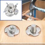 Porca Garra 3/16 Zincada Branca Pacote Com 100 Peças - Imagem 8