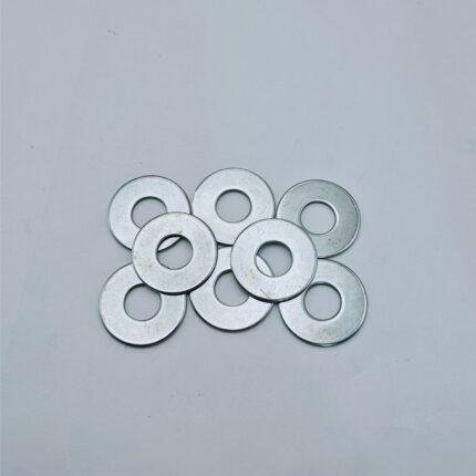 Compre Arruela Lisa 3/8 Zincada de aço carbono. Ideal para distribuição de carga e proteção de superfícies. Garanta a fixação segura dos seus projetos!