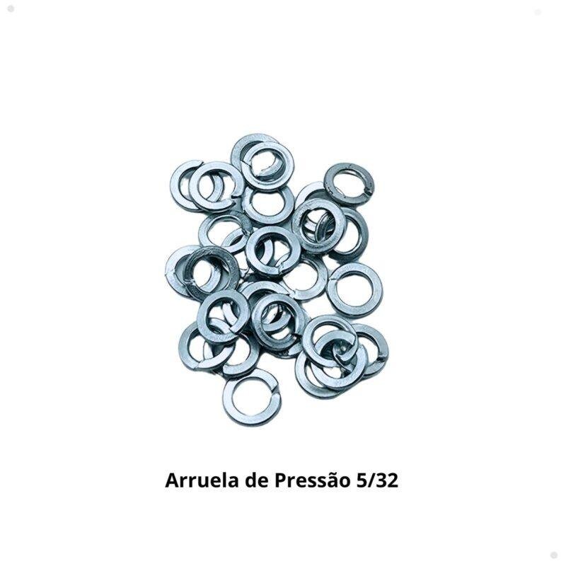 Arruela de pressão 5/32 de aço mola com acabamento zincado.