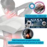 Travesseiro Cervical Ortopédico Ergonômico Espuma NASA - Anatômico - Imagem 6
