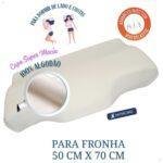 Travesseiro Cervical Ortopédico Ergonômico Espuma NASA - Anatômico - Imagem 5