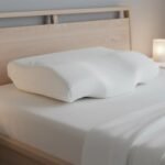 Travesseiro cervical ortopédico de espuma NASA que alinha a coluna.