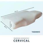 Travesseiro Cervical Ortopédico Ergonômico Espuma NASA - Anatômico - Imagem 4